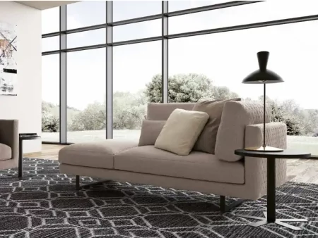 Dubai - Divano moderno 2 posti da 150 cm con piano letto estraibile |  Nazionale Salotti