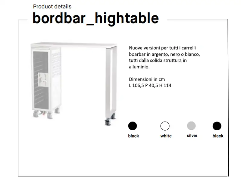 Carrello Ufficio Boardbar office equipment - Musa Home Design